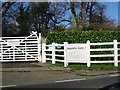 Entrance to Howletts zoo park, Bekesbourne Lane.