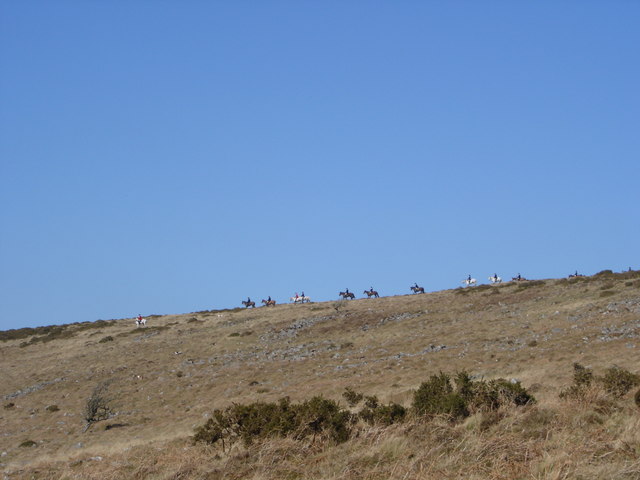 The Hunt near Shipley Tor
