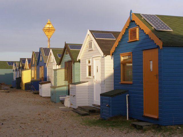 More beach huts on Mudeford Spit