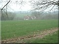 Westward view of houses ( rear ) in Sages Lane