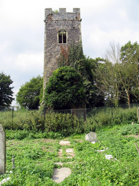 Old Church, Hainford, Norfolk - Ruin
