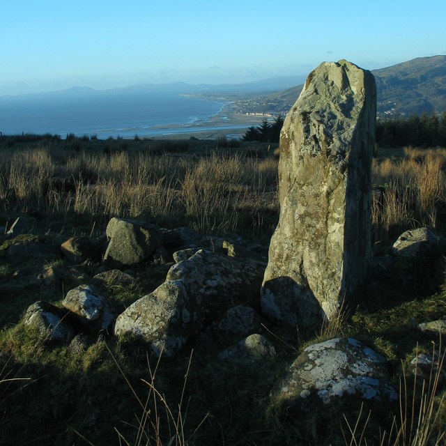 Standing Stone and Tremadog Bay