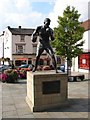 Statue of Randy Turpin in Warwick Square