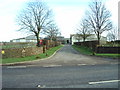 Entrance and road to Sandbed