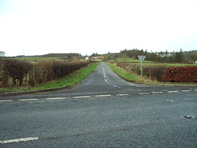 The road to Corries Mill off the A7