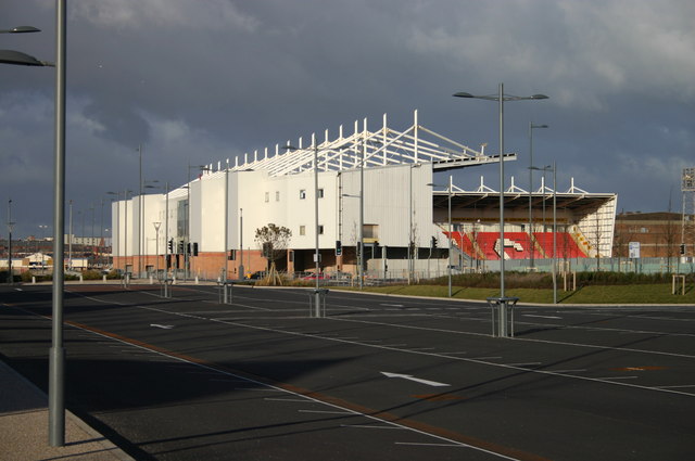 Blackpool football ground © R lee cc-by-sa/ :: Geograph Britain and  Ireland