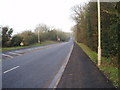 The A511 heading towards Bardon