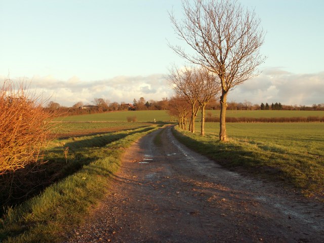 Footpath to Winston Hall and church