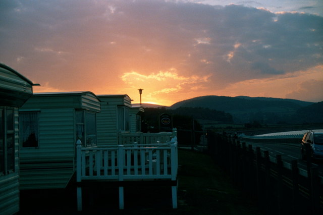 Sunset at Blue Anchor