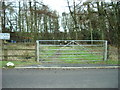 NY4173 : Gate to Sewage works at Moat Common by Alexander P Kapp