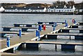 NR3645 : The pontoons at Port Ellen in winter by Patrick Mackie