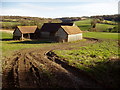 Farm Buildings on the Hall Lane Track