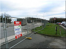 SU1589 : Demolished petrol station, A419, Swindon by Brian Robert Marshall