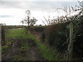 Bridleway leading off Hag lane