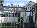 Albany Church gates in Hill Street