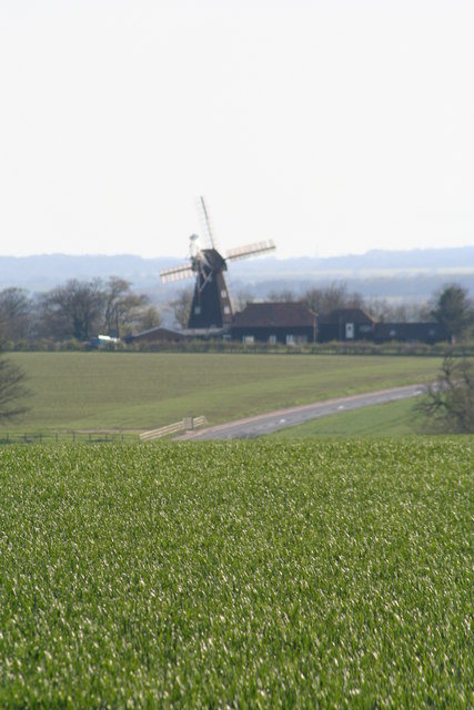 Sarre Windmill from St Nicholas