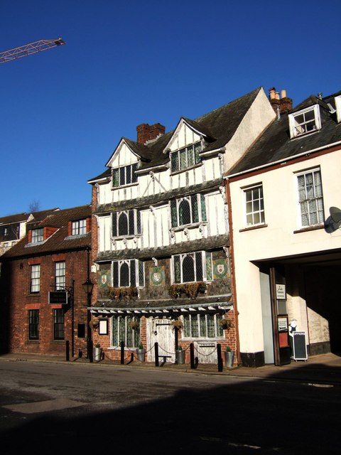 The Tudor House, Exeter © Derek Harper cc-by-sa/2.0 :: Geograph Britain ...