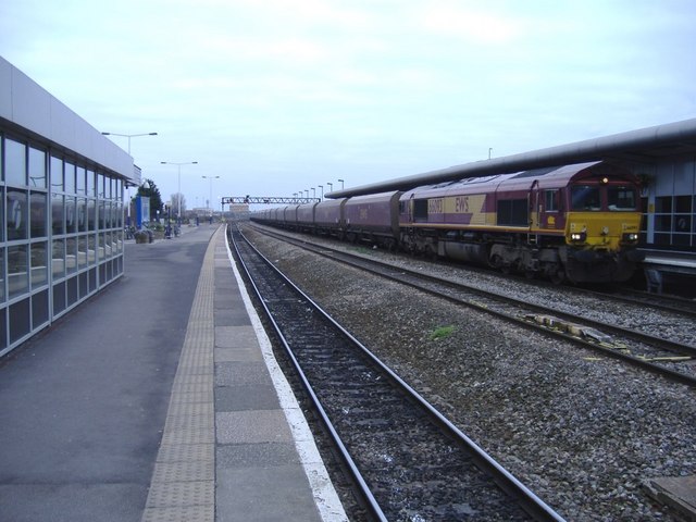 Freight train at Swindon