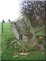 Standing stone near Crown House, Selattyn