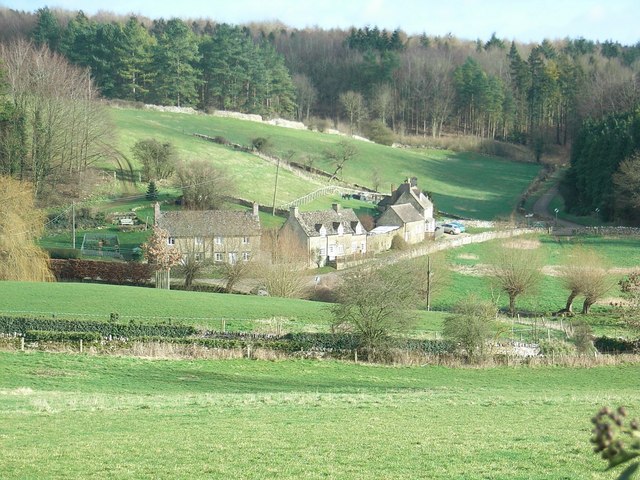 Cottages below East Hill
