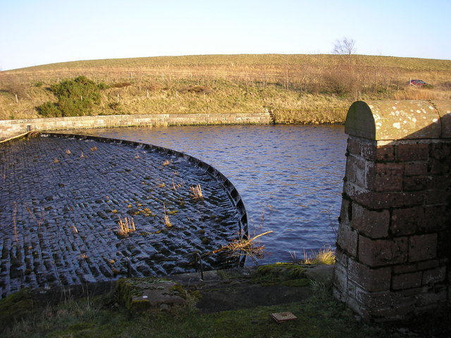 The Outflow or Spillway from Gladhouse Reservoir