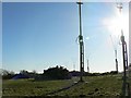 Approach lights, Leeds Bradford Airport