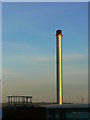 Chimney, energy centre, Great Western Hospital, Swindon