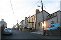 Lower Station Road in the setting sun