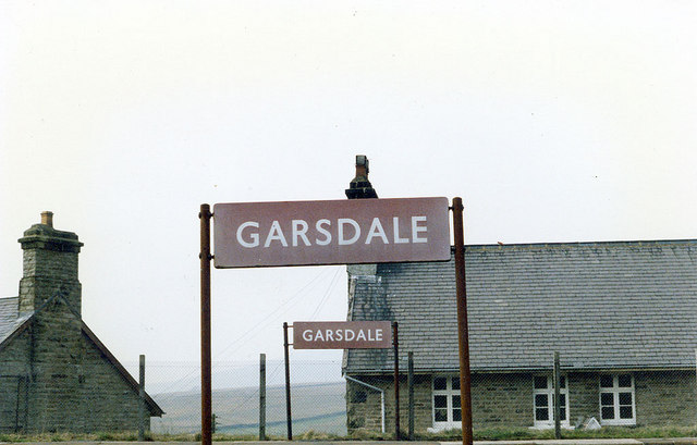 Garsdale Dale Station sign