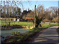 Stables, Paddock and Village Pond, Baverstock