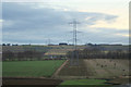 Pylon line running to the east of Ferniebrae.