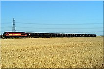 SE4928 : Oil Train at Burton Salmon by Wilson Adams