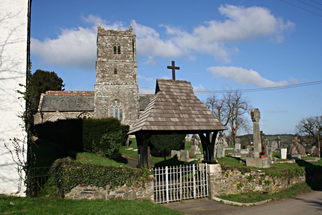 Lawhitton Church and Lych Gate