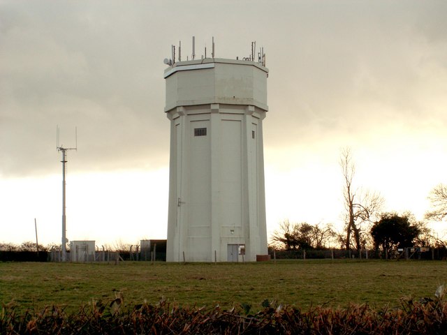 Water Tower as seen from the B.1119