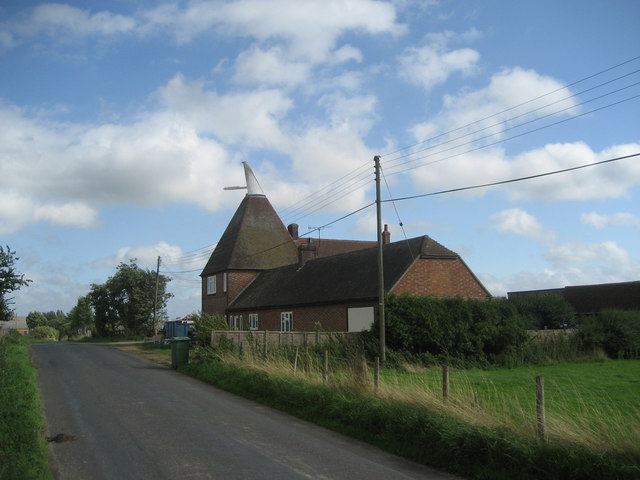 Oast House at River Farm, Redwall Lane, Hunton, Kent