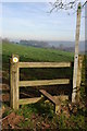 Stile and footpath, Castle Hill, Kingsford