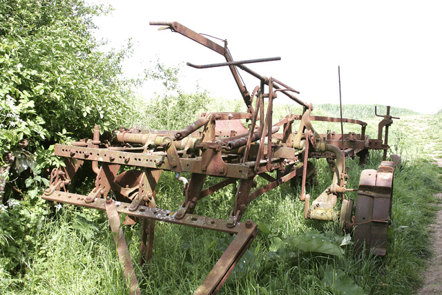 Abandoned farm machine