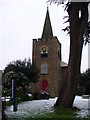 Snow-dusted St Dunstan