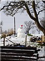 Snowman at Silver Street Farm