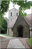 TL4752 : St Andrew, Stapleford, Cambridgeshire - Porch by John Salmon
