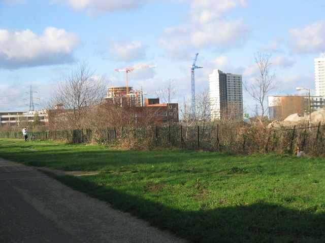 View to Stratford New City, January 2007