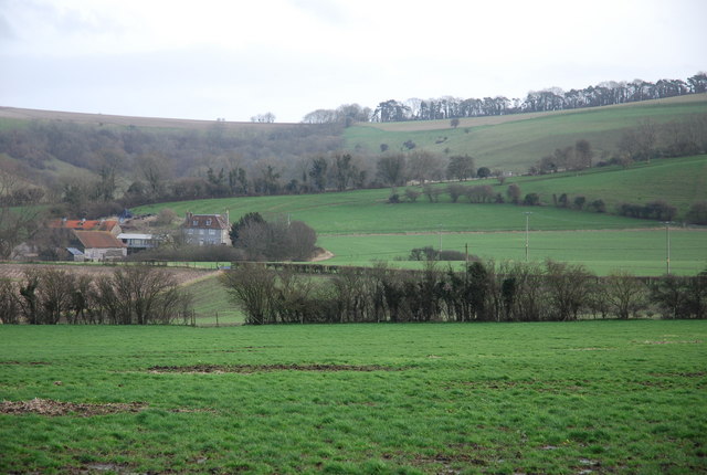 View towards Lower Bridmore Farm