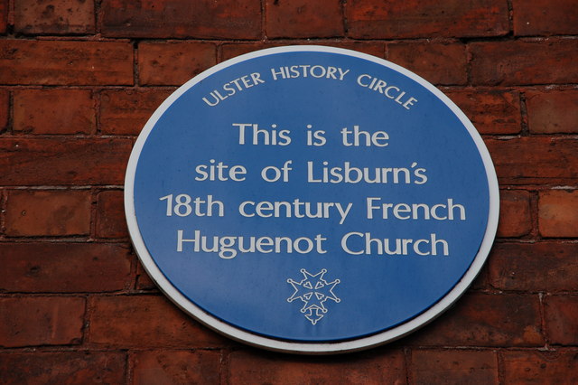 Huguenot plaque, Lisburn