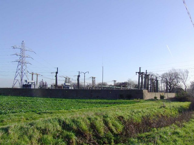 Electric works and pylon