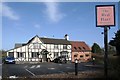 The Red Hart Public House at the junction of the A422 and Cockshot Lane, Dormston