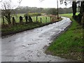 Road off to NE from junction of Geddinge and Wootton Lanes