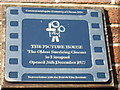 SJ4286 : Plaque on Woolton Picture House by Sue Adair