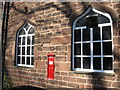 SJ4189 : Victorian Postbox, Childwall Abbey Pub by Sue Adair