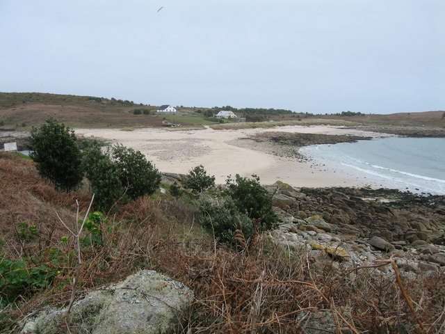 Looking across to Gugh from Agnes