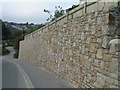 Granite wall above Penmere Station